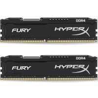 KINGSTON 16GB (2x8GB) HyperX FURY Black DDR4 3200MHz CL18 1.2V Dual Kit Ram - 1